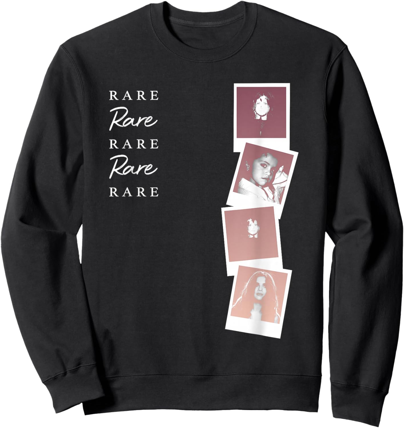 Selena Gomez Polaroid Rare Sweatshirt - Sweatshirt | Black