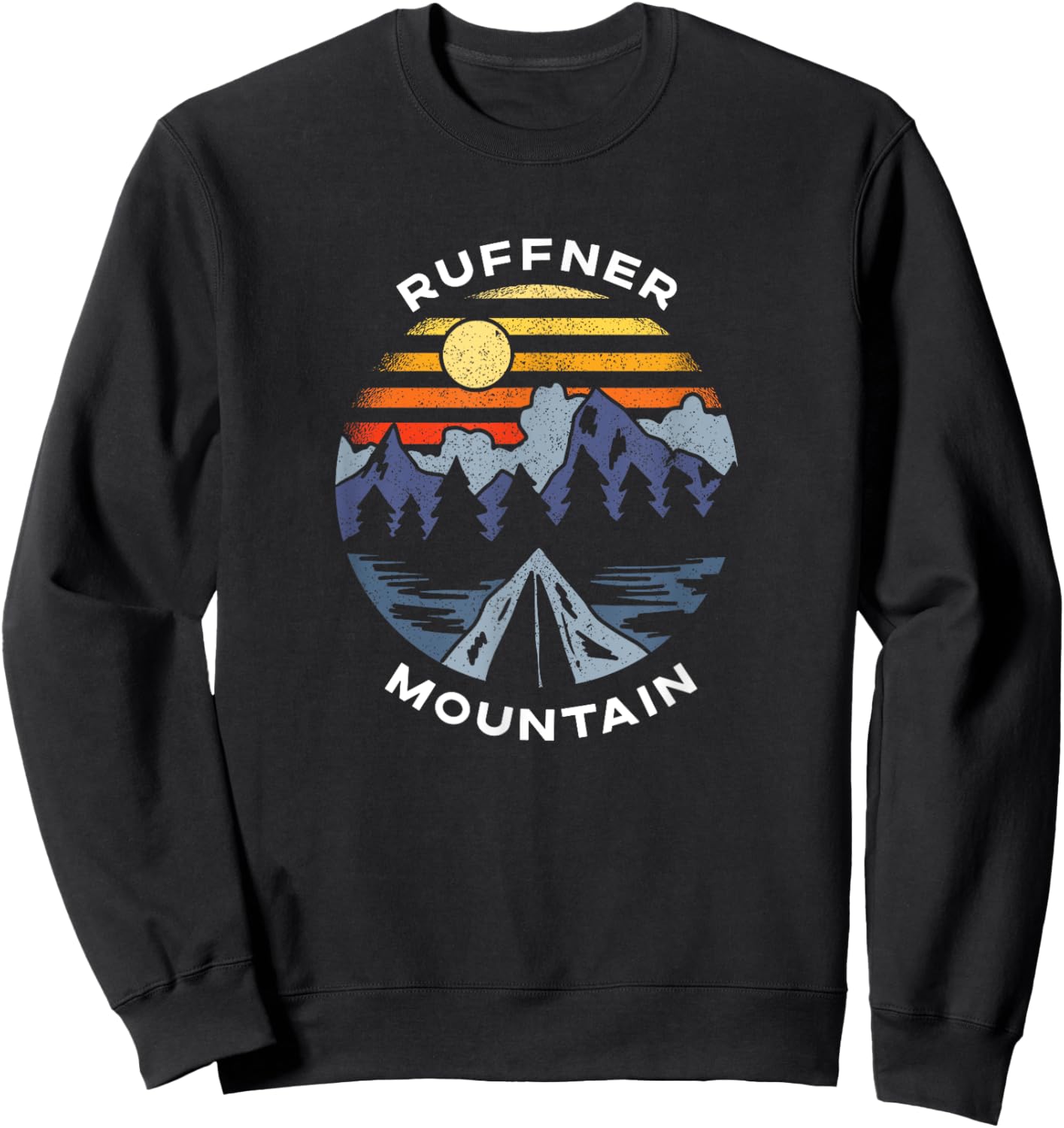 Ruffner Mountain Alabama Mountains Forest Vacation Souvenir Sweatshirt - Sweatshirt | Black