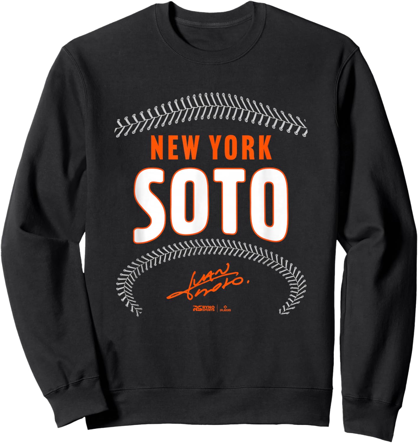 Juan Soto New York Name & Number (Front & Back) Sweatshirt - Sweatshirt | Black