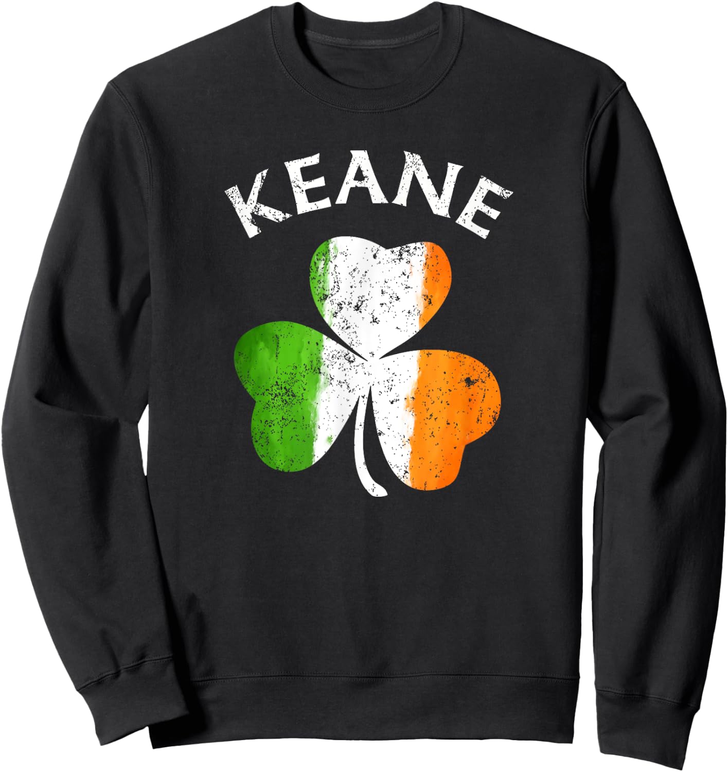 Keane Irish Family Name Sweatshirt - Sweatshirt | Black