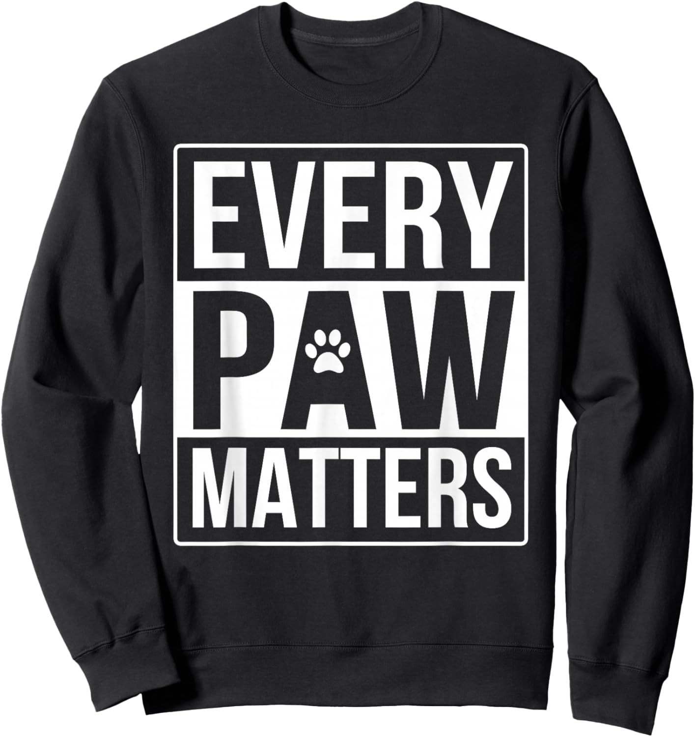 Stop Animal abuse Sweatshirt - Sweatshirt | Black
