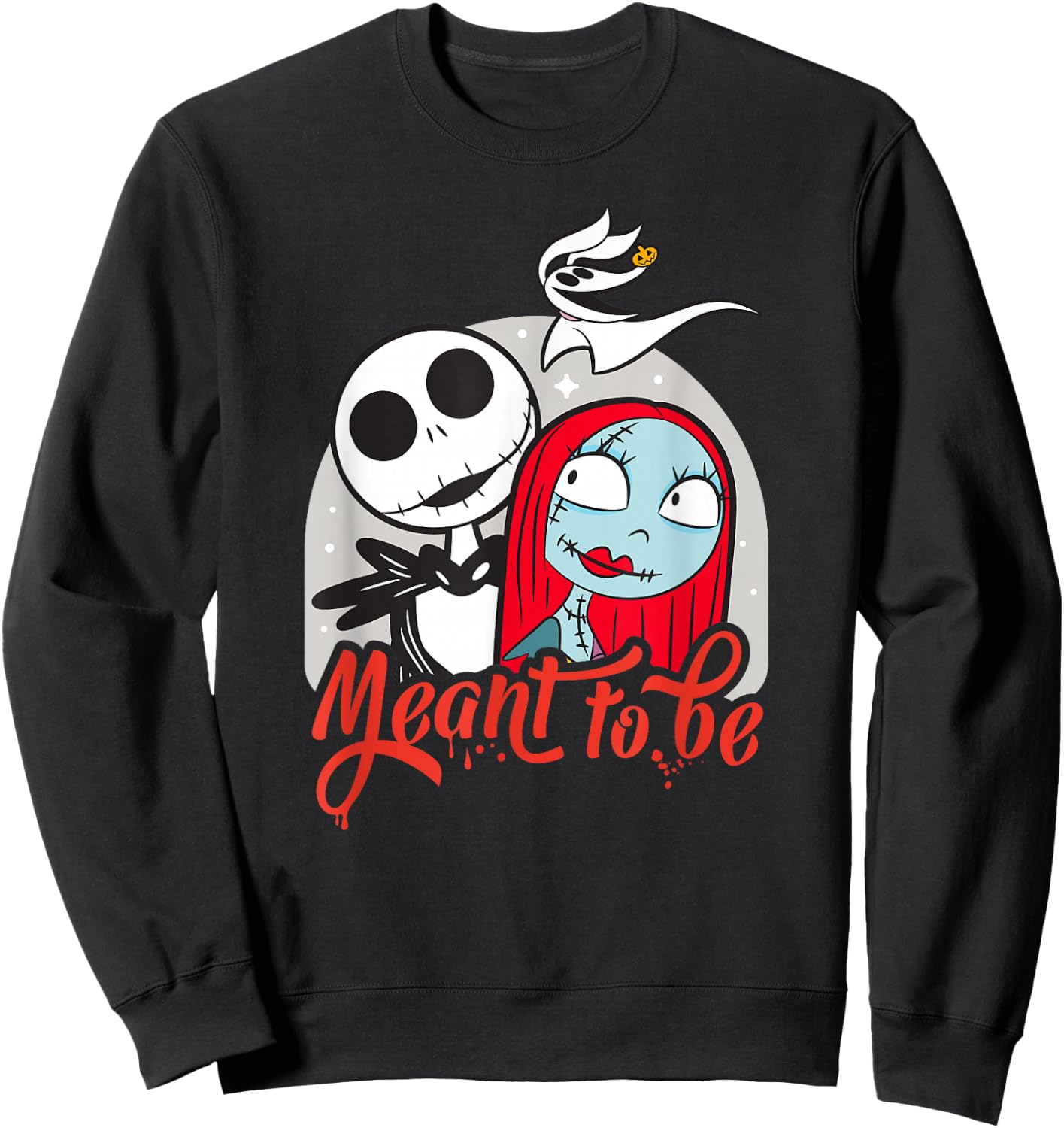 Disney The Nightmare Before Christmas Jack & Sally Sweatshirt - Sweatshirt | Black