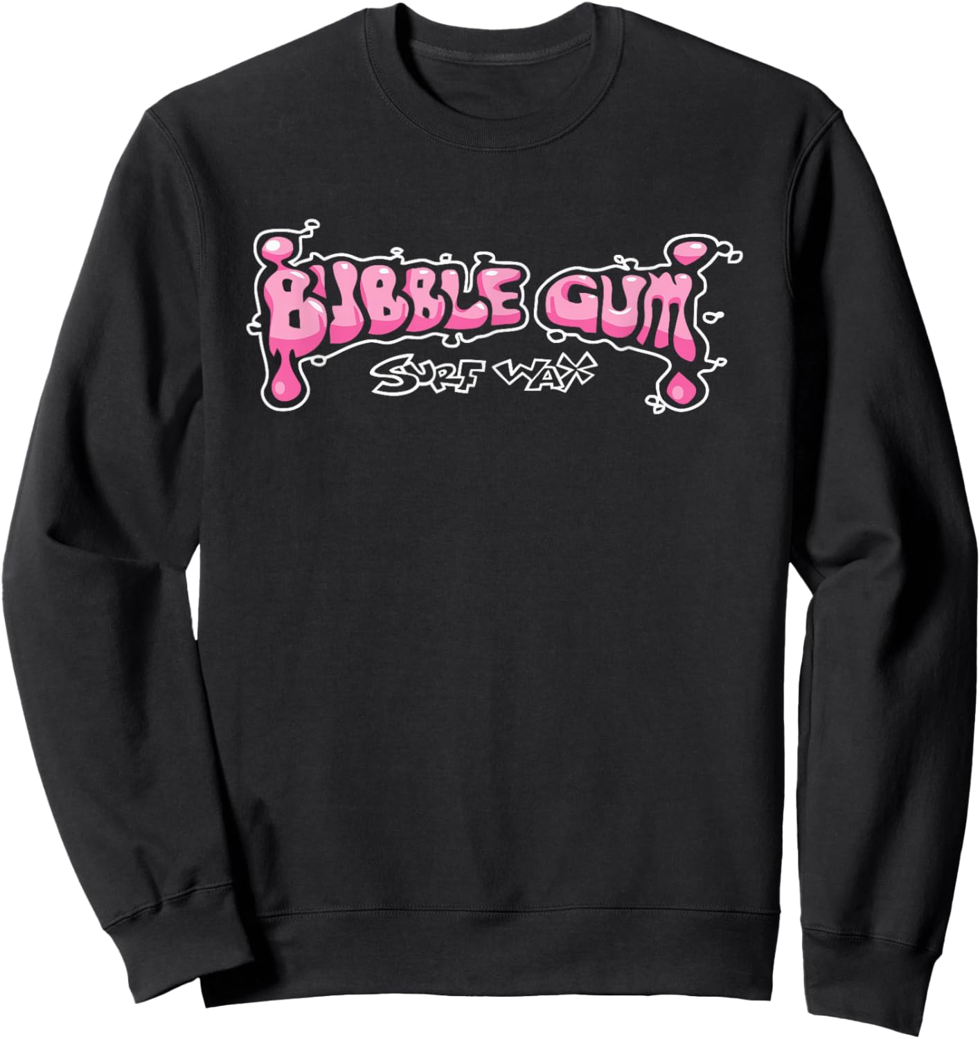 Bubble Gum Surf Wax Apparel Bubble Gum Lover Sweatshirt - Sweatshirt | Black