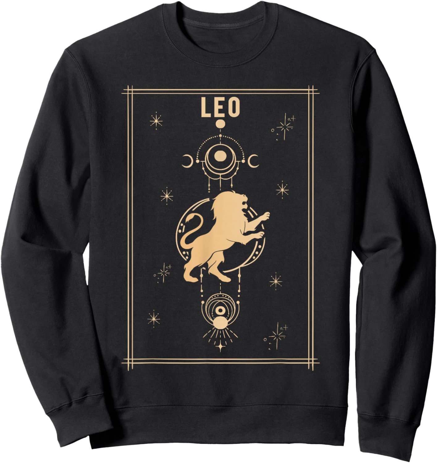 Leo Zodiac Gifts Born In August Birthday Season Men Women Sweatshirt - Sweatshirt | Black