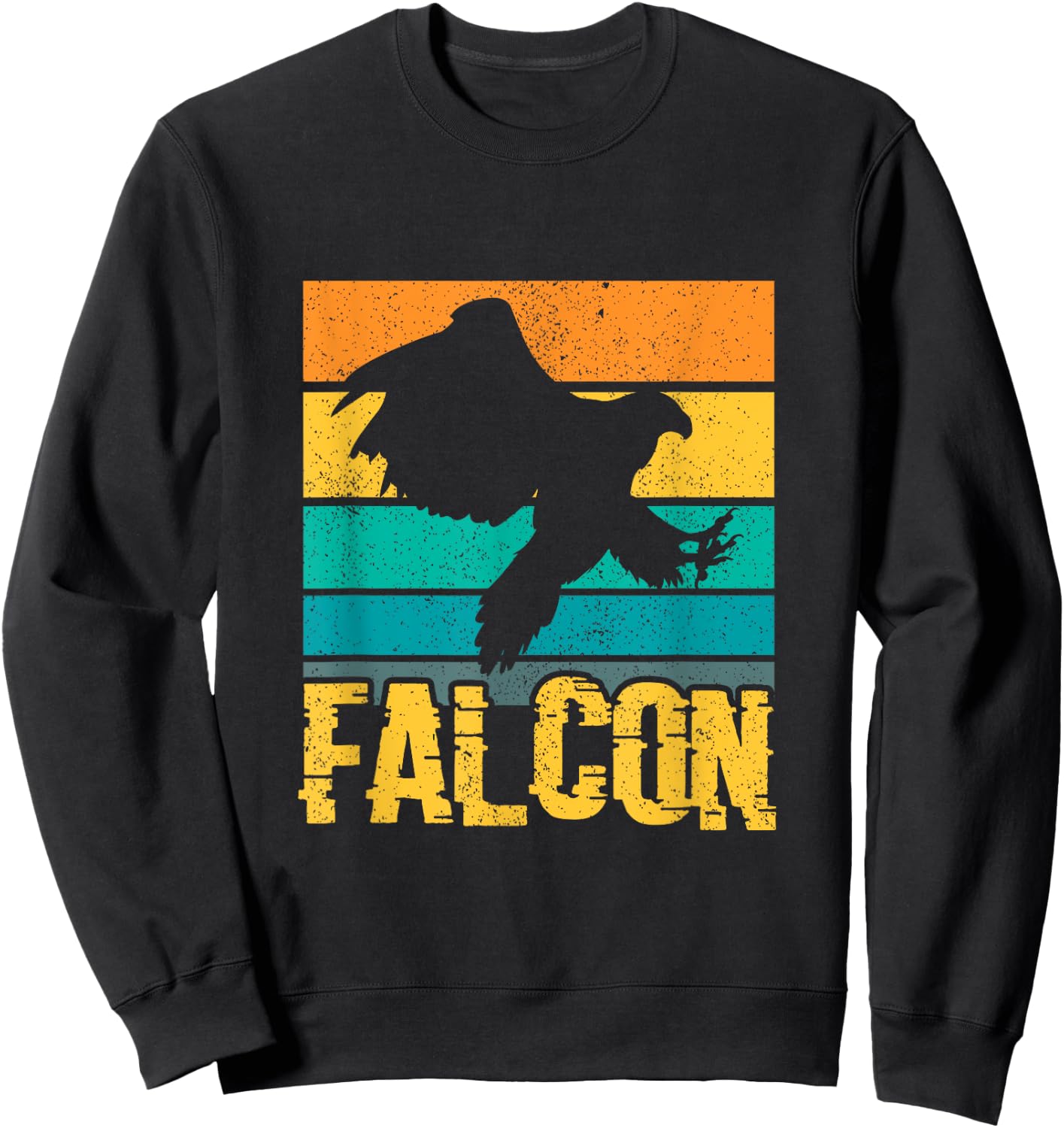 Falcon Bird Gift Falconry & Falconer Lover Sweatshirt - Sweatshirt | Black