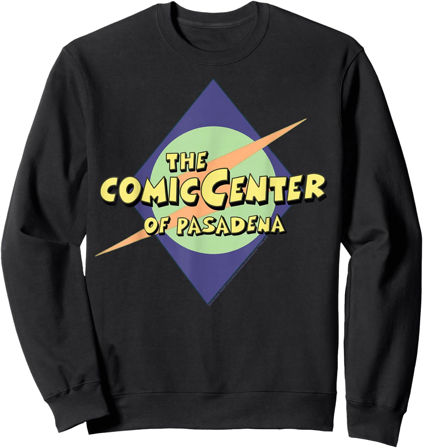 The Big Bang Theory The Comic Center of Pasadena Sweatshirt - Sweatshirt | Black