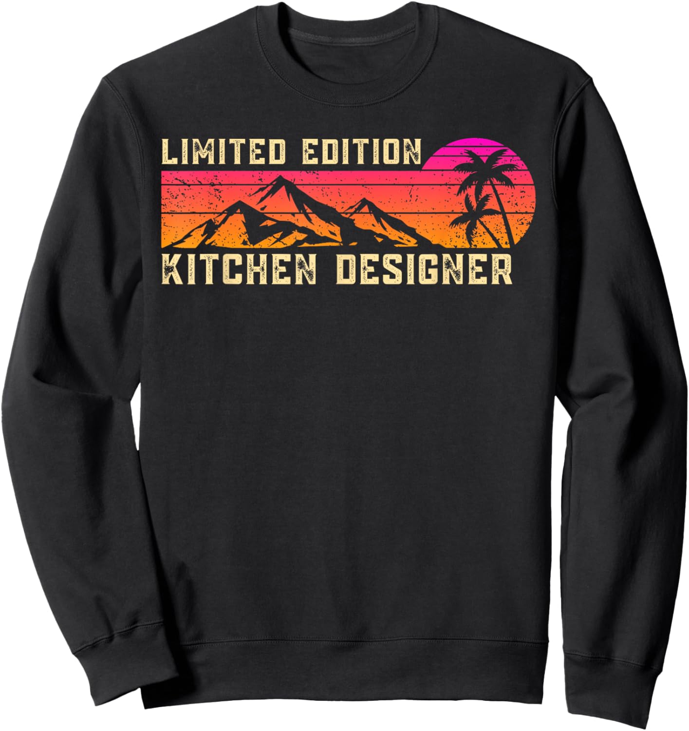 Kitchen Designer Job Birthday Worker Professional Sweatshirt - Sweatshirt | Black