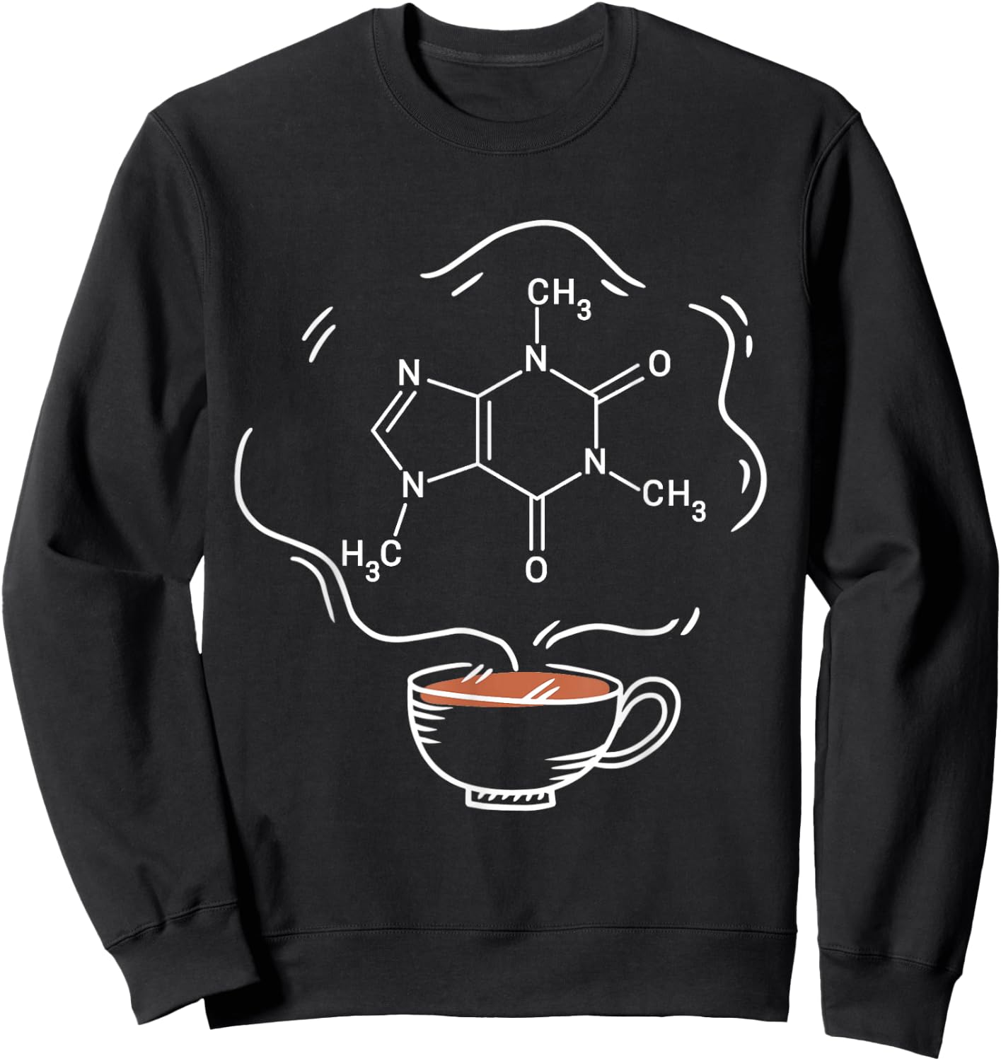 Cappuccino Fan Espresso Lover Caffeine Barista Sweatshirt - Sweatshirt | Black