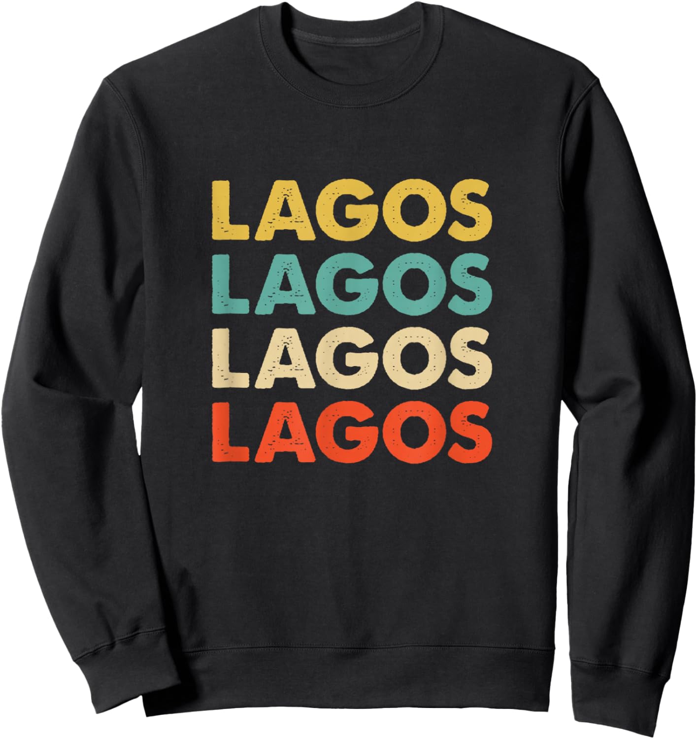 Lagos Nigeria Sweatshirt - Sweatshirt | Black