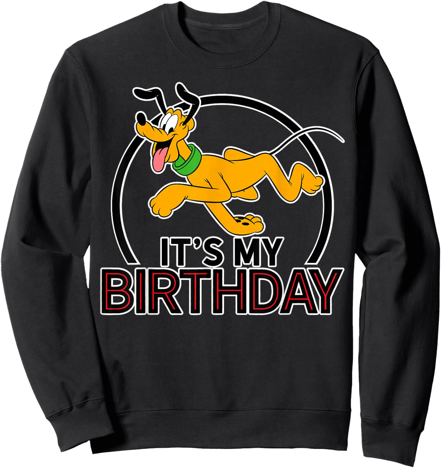 Pluto - Birthday Sweatshirt - Sweatshirt | Black