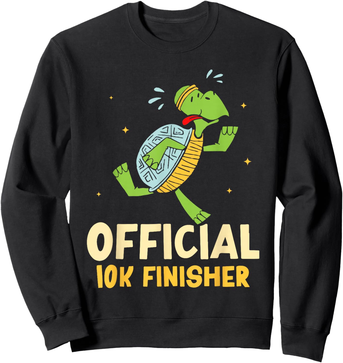 Official 10K Finisher Running Runner Running Race 10K Sweatshirt - Sweatshirt | Black