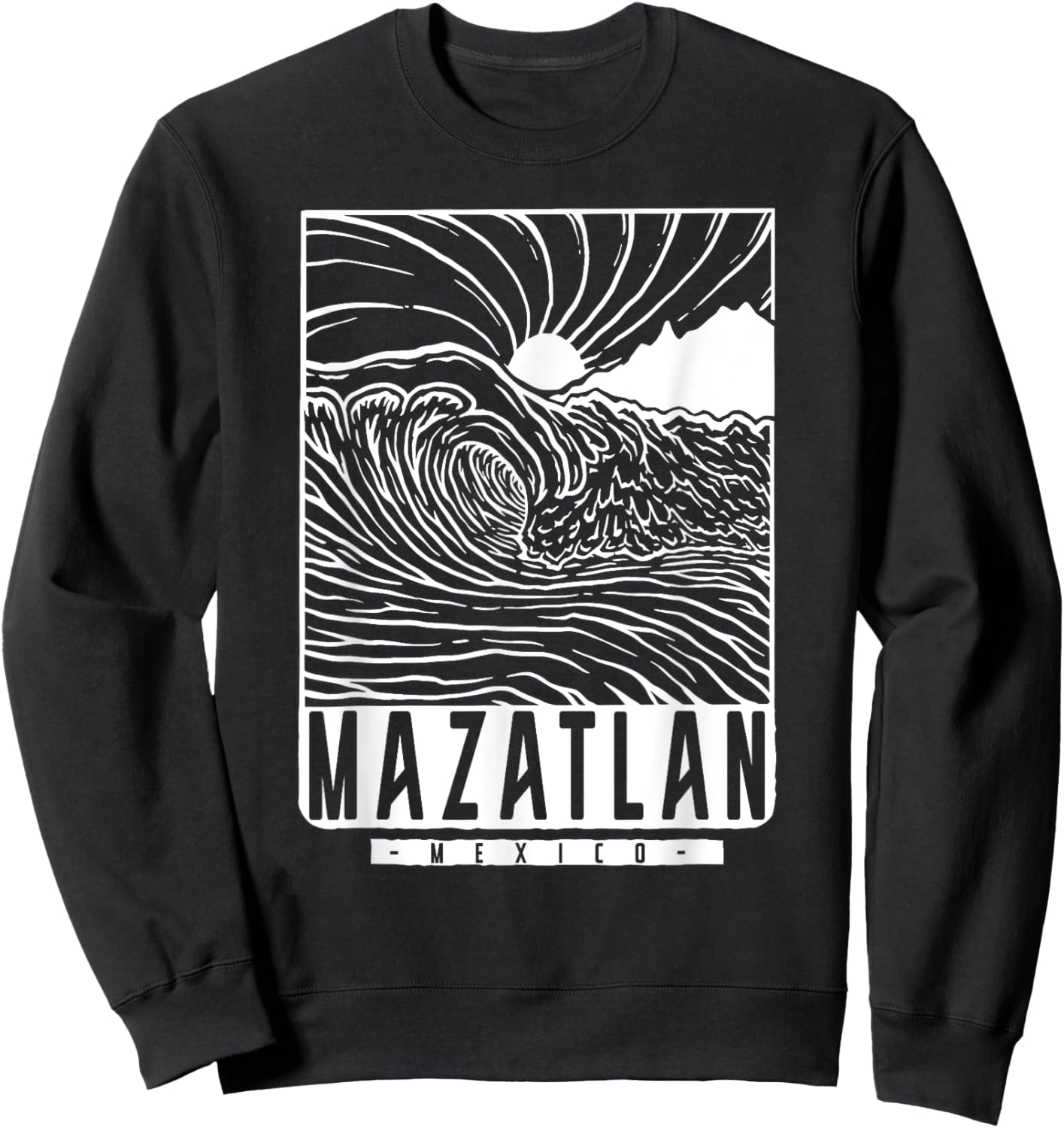 Mazatlán Mexico Sweatshirt - Sweatshirt | Black