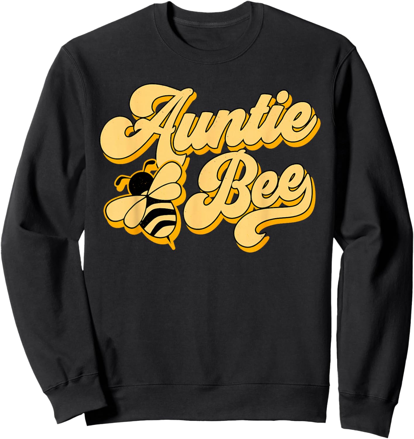 Auntie Bee 1st Birthday Outfit For Beekeeper Aunty Women Sweatshirt - Sweatshirt | Black