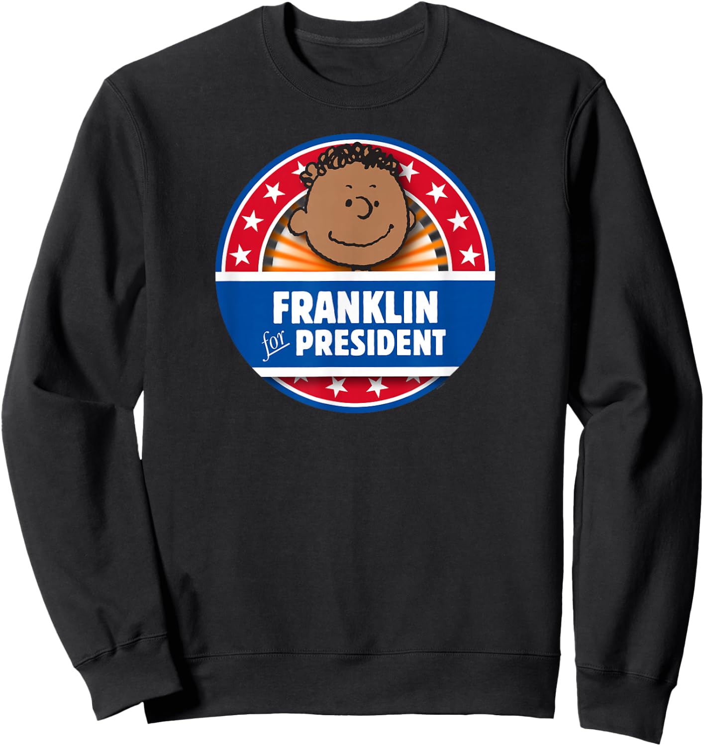 Peanuts Franklin for President Sweatshirt - Sweatshirt | Black