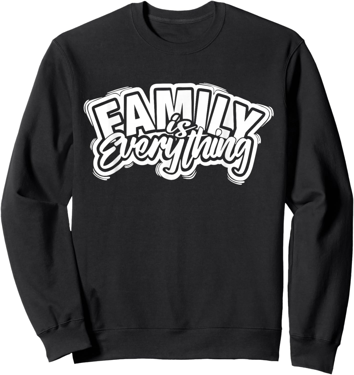 Family Reunion, Matching Family, Family Vacation, Family Sweatshirt - Sweatshirt | Black