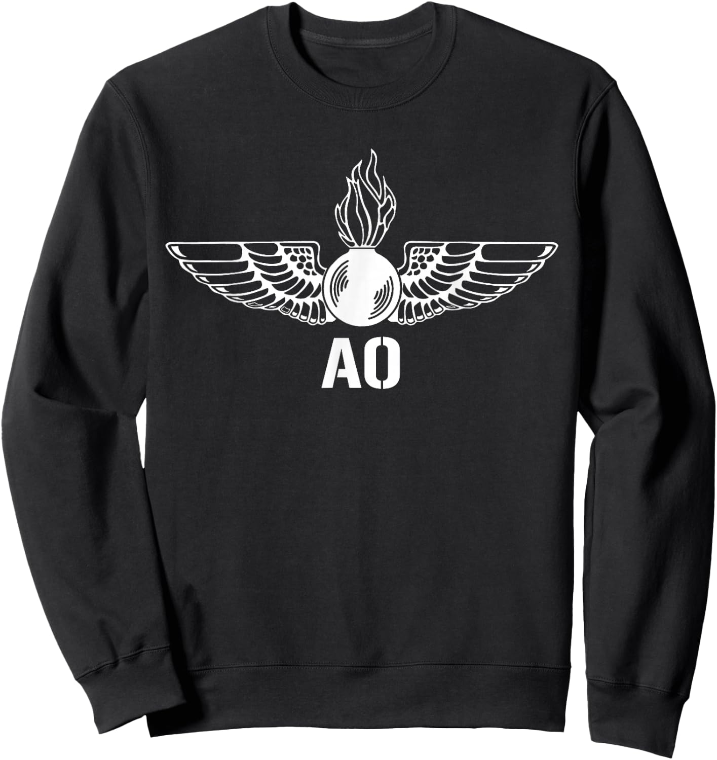 Aviation Ordnanceman Apparel Adult Men's Black Classic Fit Short Sleeve Sweatshirt - Sweatshirt | Black