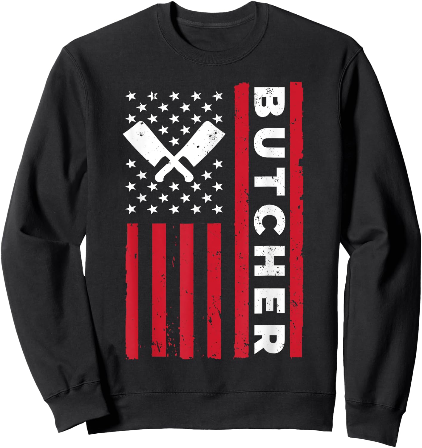 Cool Butcher Art Women Butchery Meat Cutting Butcher Sweatshirt - Sweatshirt | Black