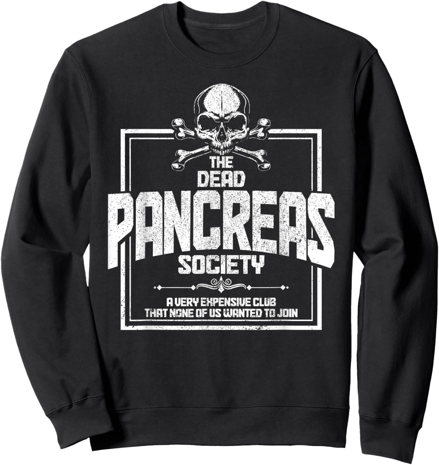 Diabetes Awareness Month Type 1 Diabetic T1D Awareness Funny Sweatshirt - Sweatshirt | Black