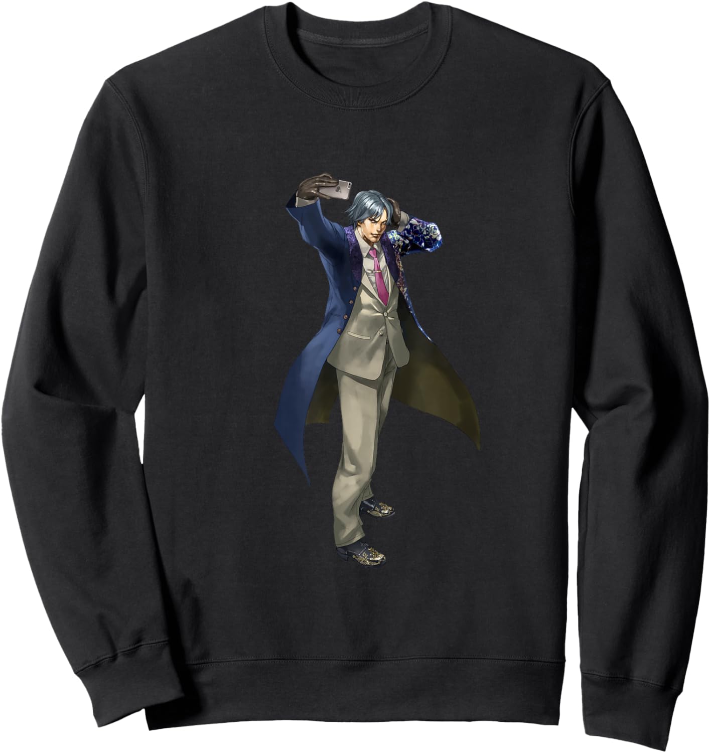 Bandai Namco Entertainment Inc. TEKKEN7 LEE CHAOLAN 003 , Small, Black Sweatshirt - Sweatshirt | Black