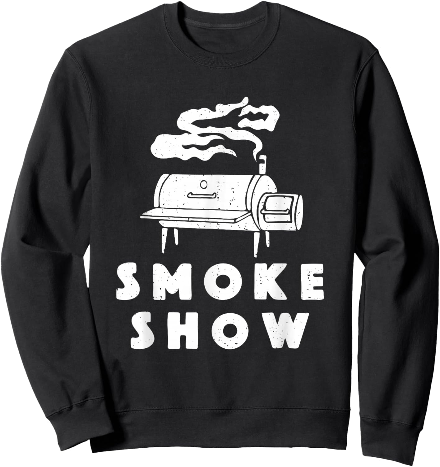 Smoke Show Funny BBQ Grilling Meat Grill Burnt Ends Barbecue Sweatshirt - Sweatshirt | Black