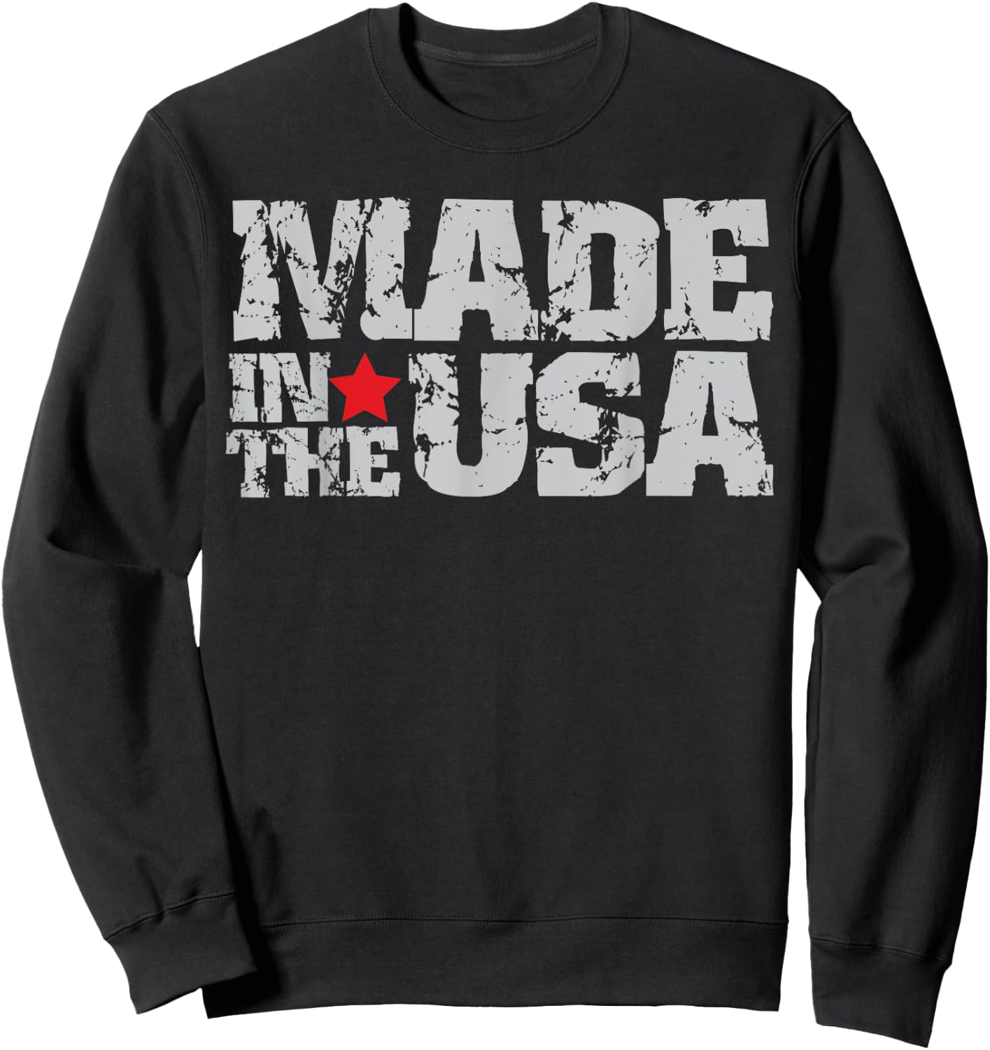 Made in the USA, Proud Born in the USA Sweatshirt - Sweatshirt | Black
