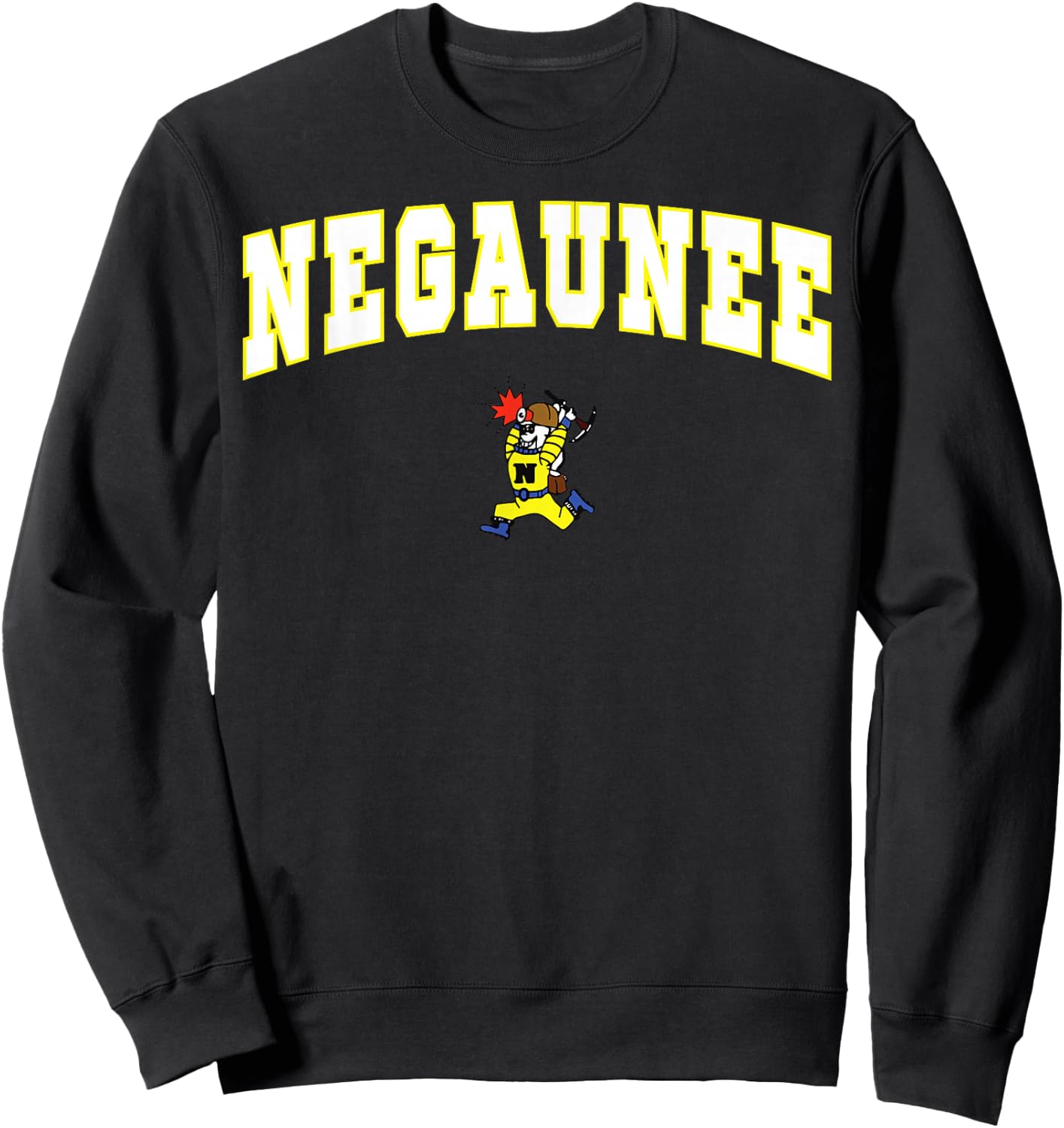 Negaunee High School Miners Sweatshirt - Sweatshirt | Black