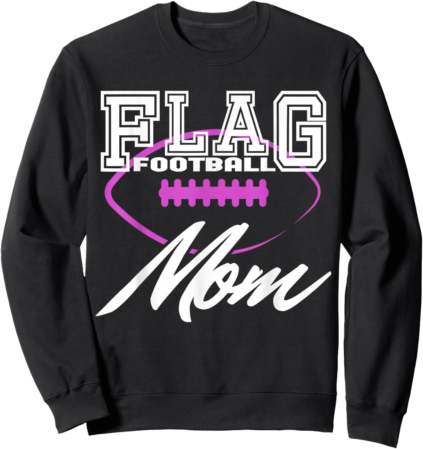 Mum Football Flag Sweatshirt - Sweatshirt | Black