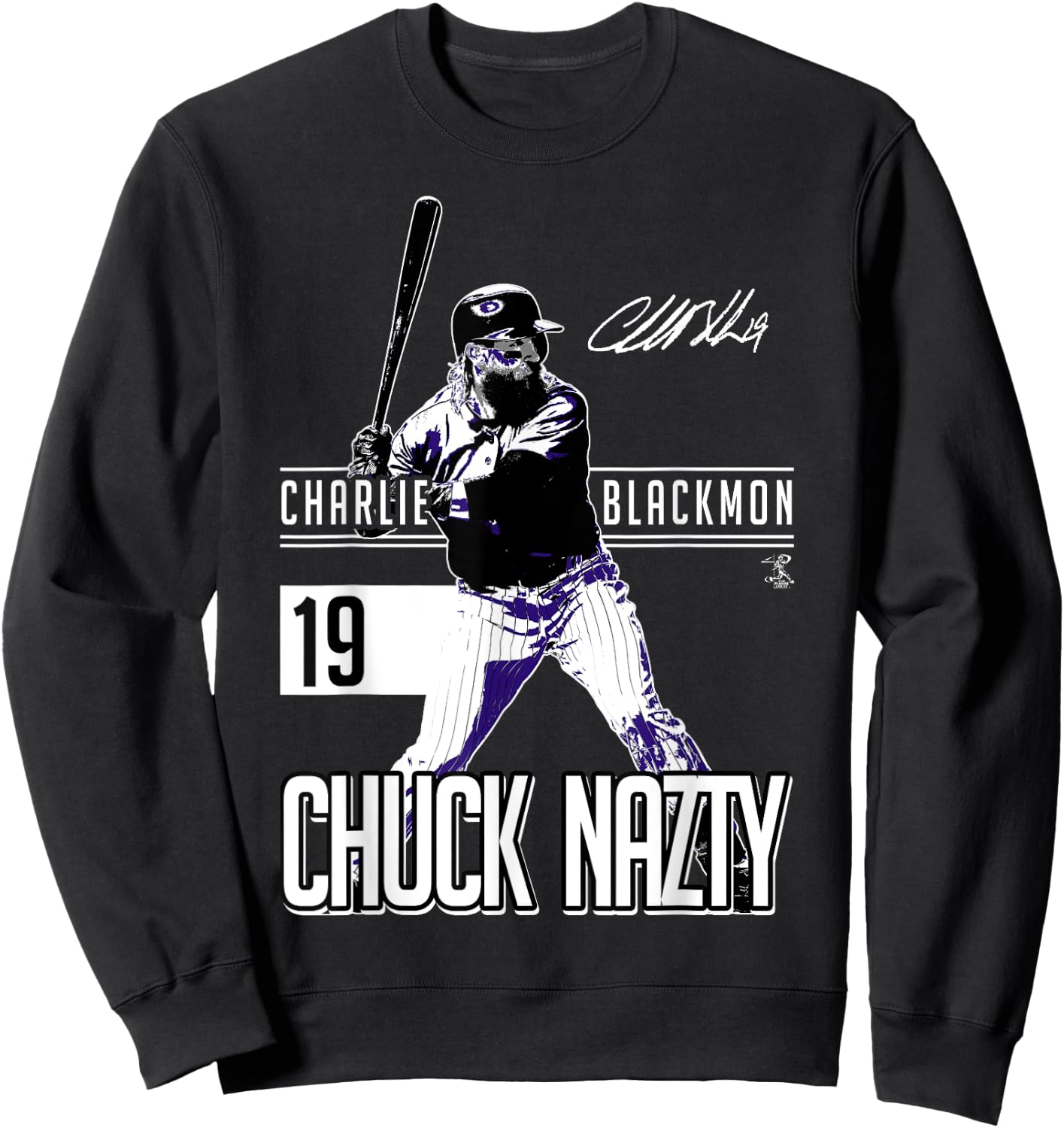 Charlie Blackmon - Apparel Sweatshirt - Sweatshirt | Black