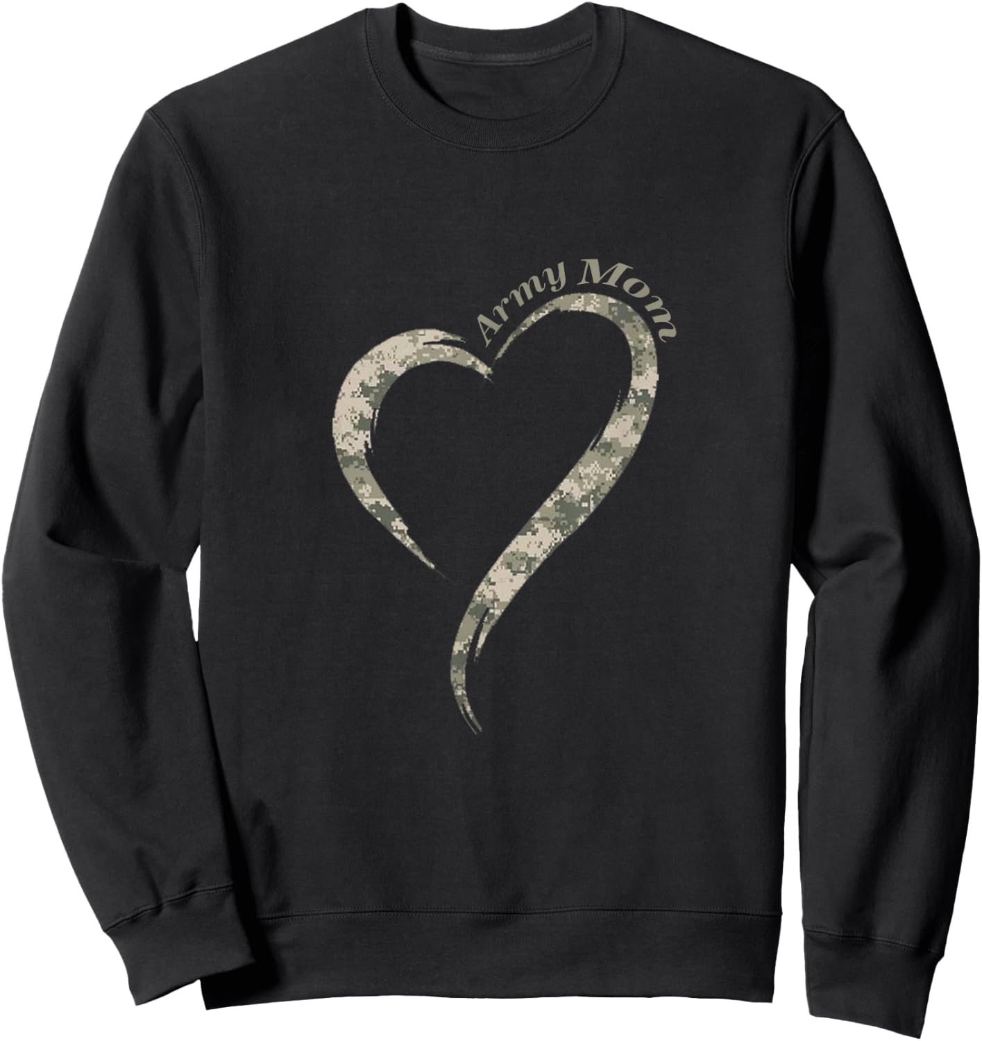 Proud Army Mom - Camouflage Shirt Army Mother Sweatshirt - Sweatshirt | Black