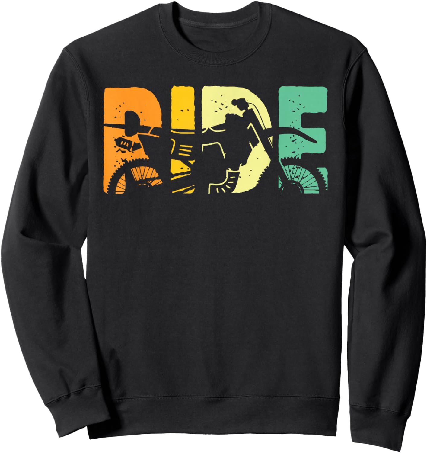 Dirt Bike Motocross Apparel - Motocross Dirt Bike Sweatshirt - Sweatshirt | Black