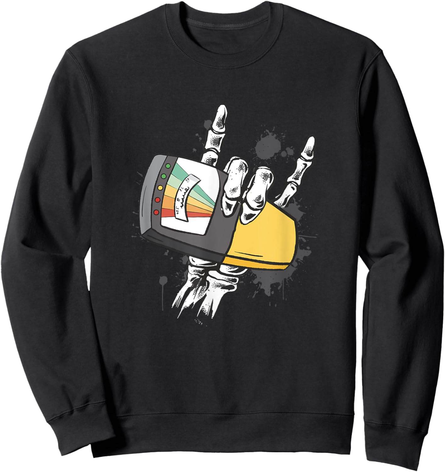 Ghost Hunting EVP Humor Sweatshirt - Sweatshirt | Black