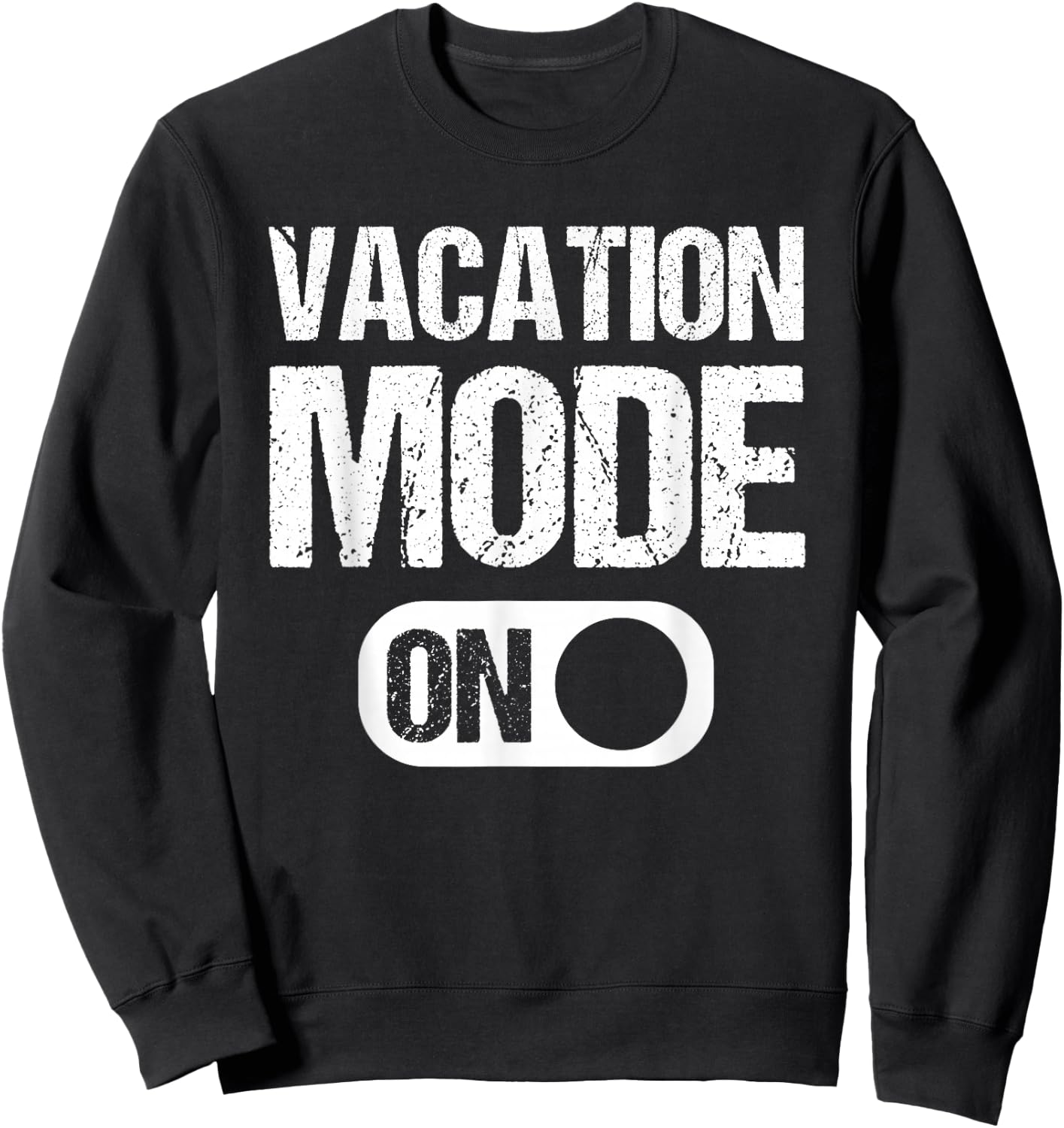 Vacation Mode On Summer Beach Garment Sweatshirt - Sweatshirt | Black