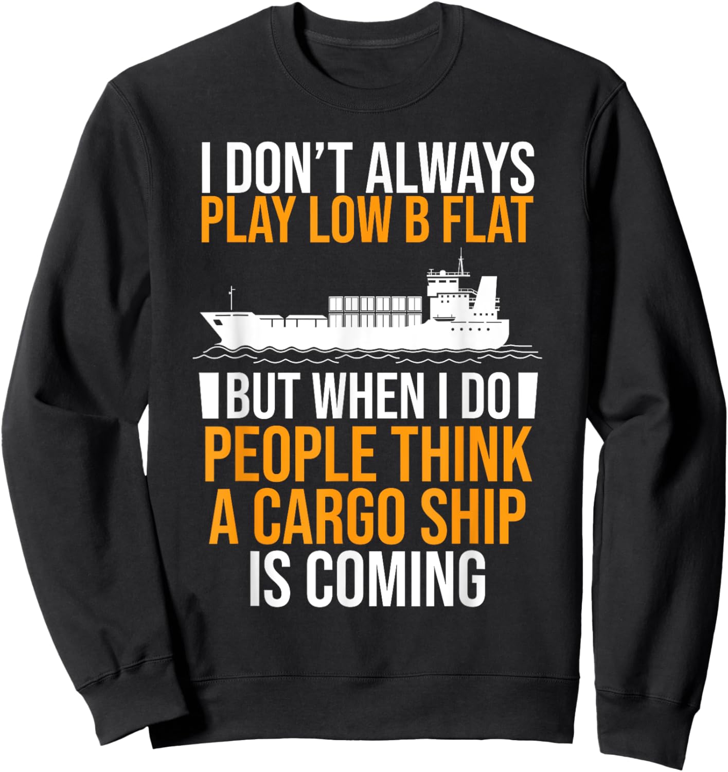 Funny Bassoonist Bassoon Play Orchestra Music Player Sweatshirt - Sweatshirt | Black