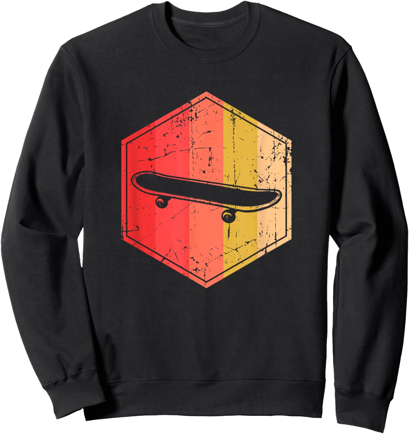 Skate Clothing Vintage Skateboard Kids Sweatshirt - Sweatshirt | Black
