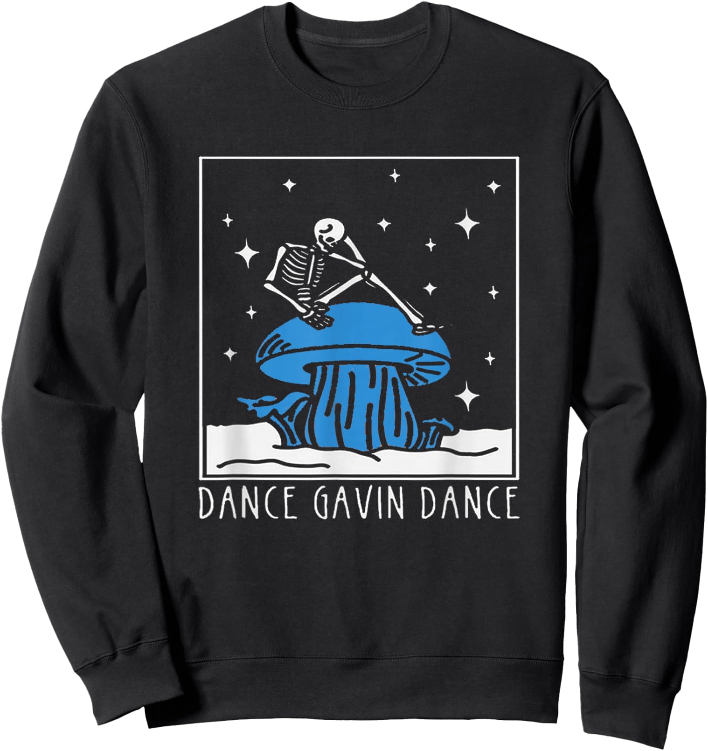 Dance Gavin Dance Mothership Graphic Design - Dance Gavin Sweatshirt - Sweatshirt | Black