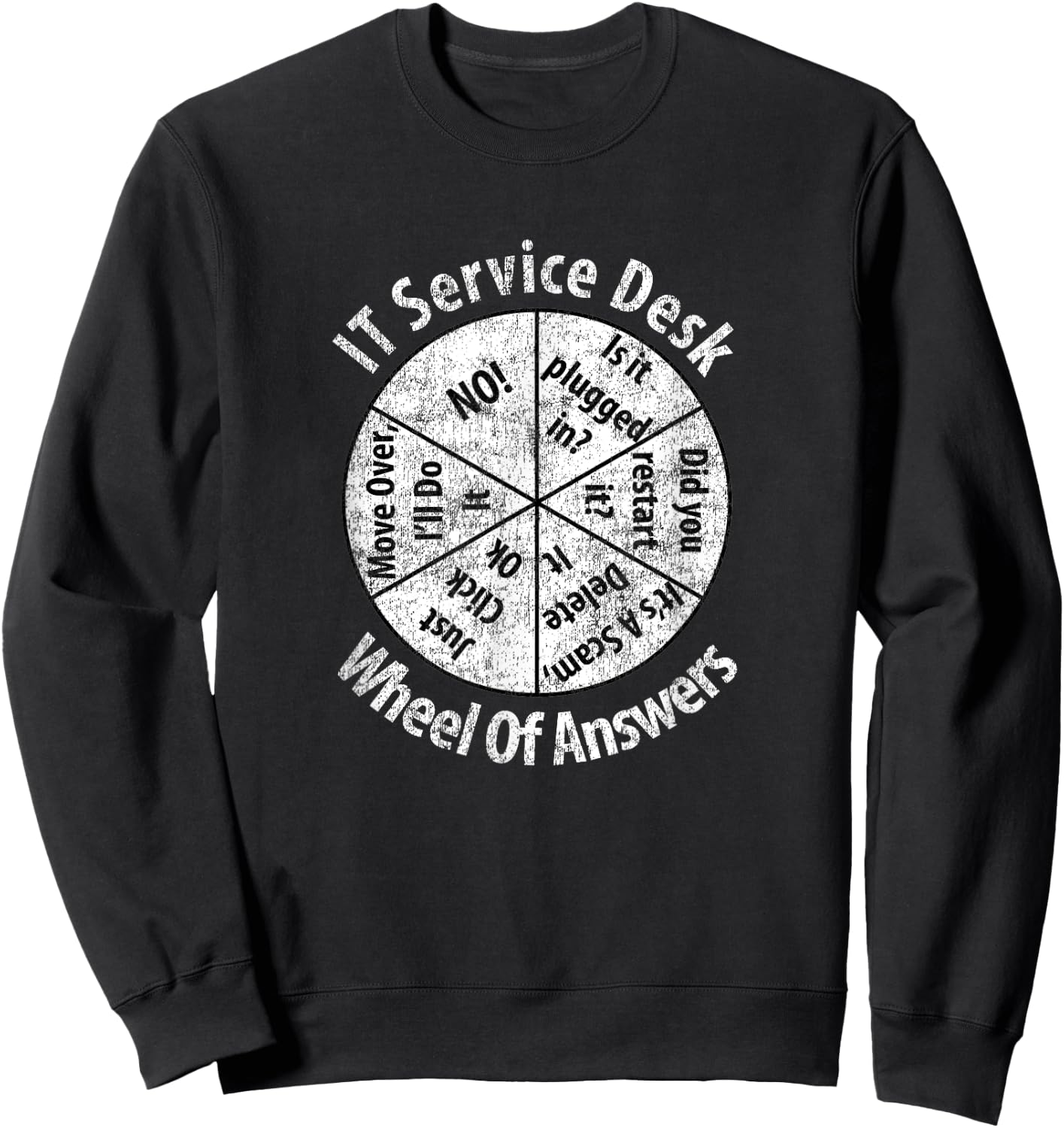 Funny IT Information Technology Gift Women Graduate Sweatshirt - Sweatshirt | Black