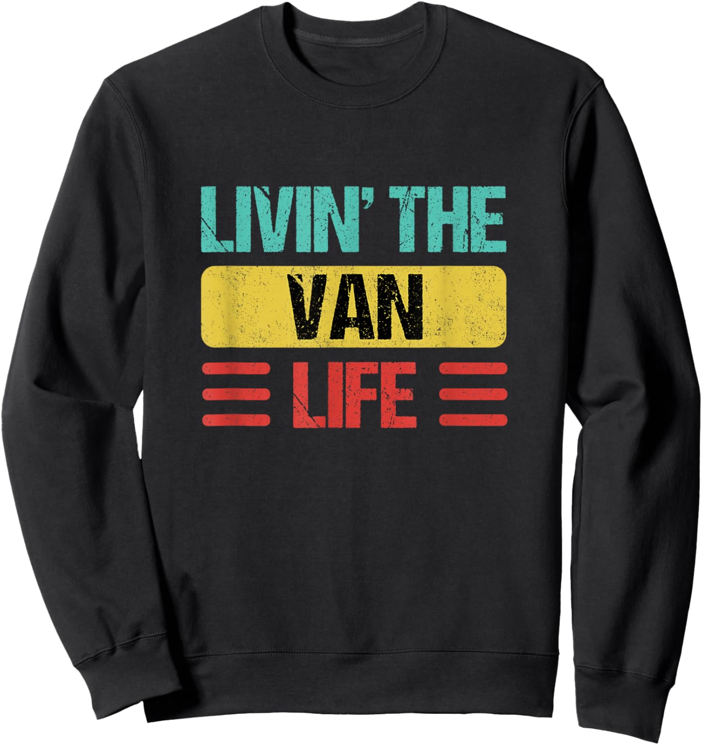 Van Name Sweatshirt - Sweatshirt | Black