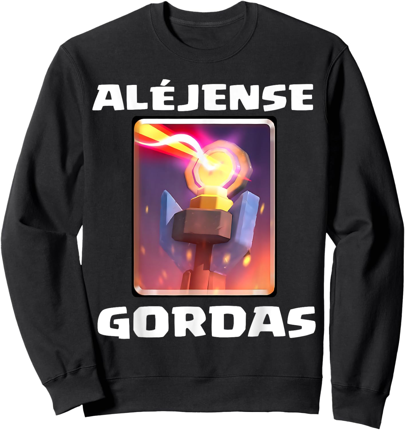Alejense gordas playera Sweatshirt - Sweatshirt | Black