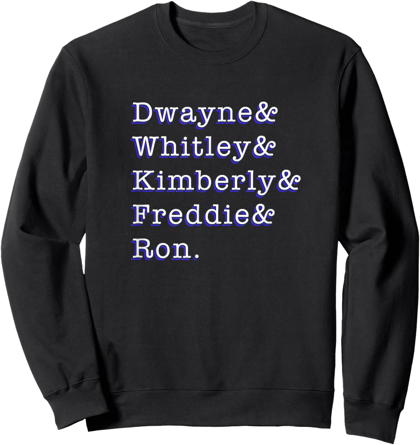 HBCU Class 1992 Kim Dwayne Whitley Hillman Different World Sweatshirt - Sweatshirt | Black
