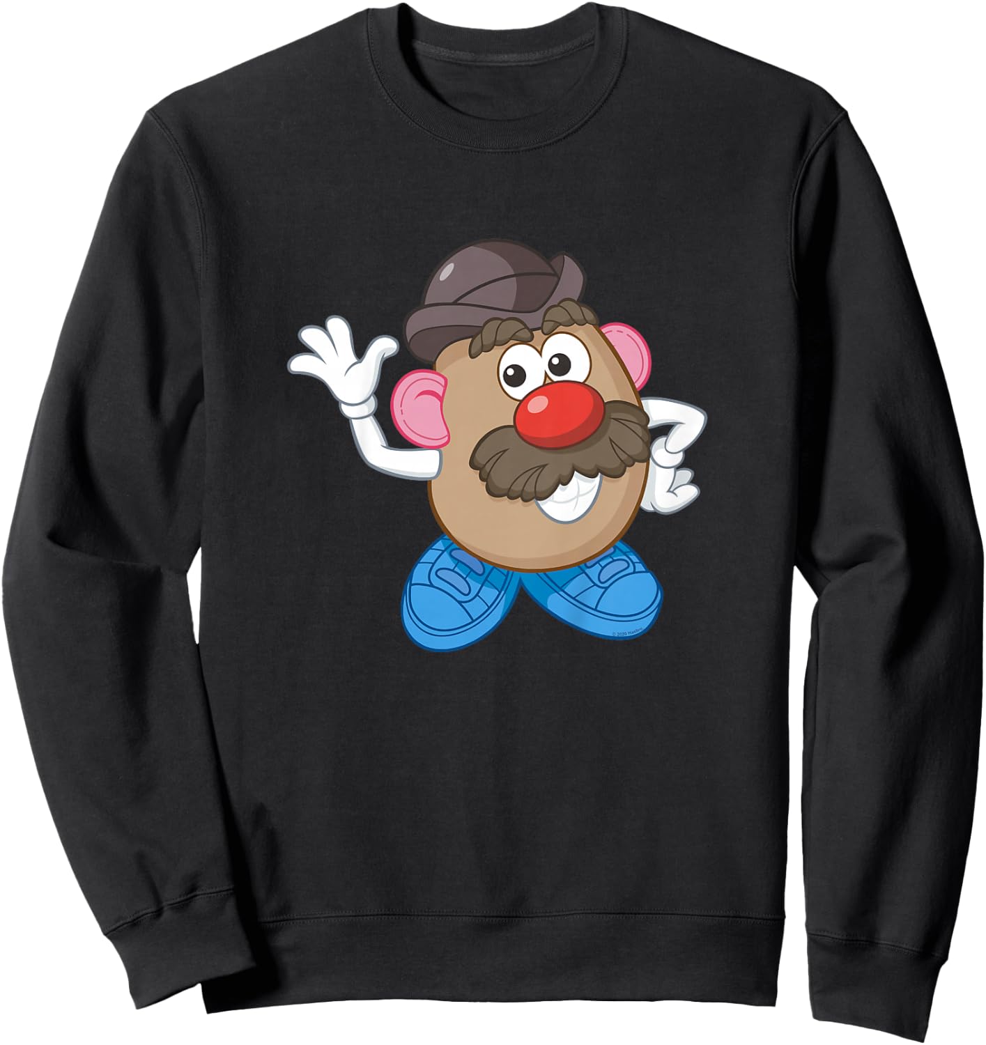 Mr. Potato Head Big Vintage Character Wave Sweatshirt - Sweatshirt | Black
