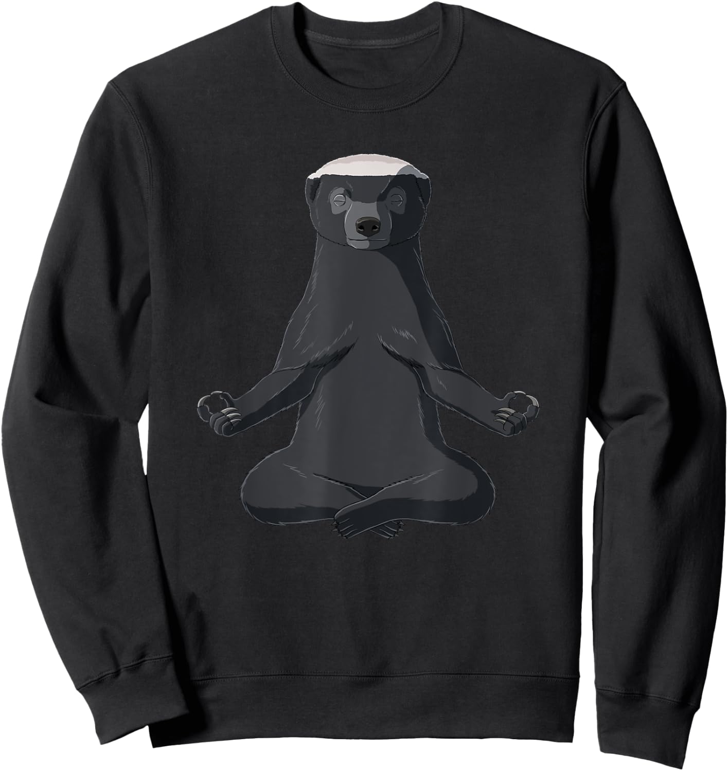Yoga Honey Badger Sweatshirt - Sweatshirt | Black