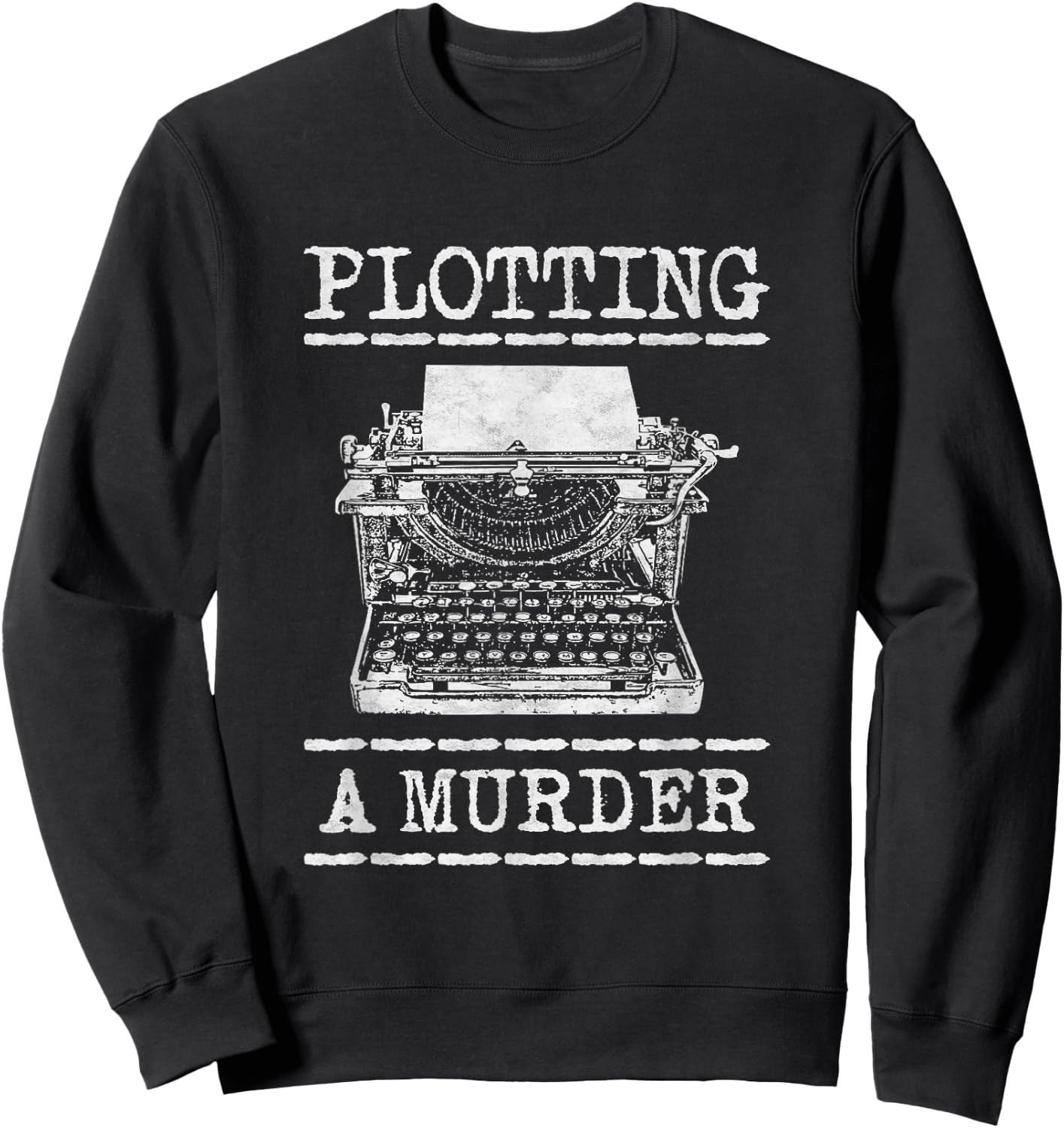 Plotting A Murder Sweatshirt - Sweatshirt | Black