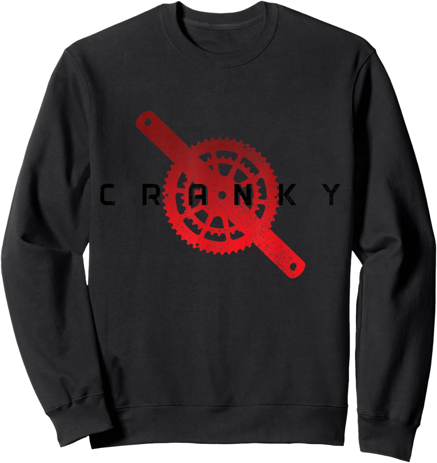 Cycling Cranky Mountain Bike Biker MTB Bicycle BMX Cyclist Sweatshirt - Sweatshirt | Black