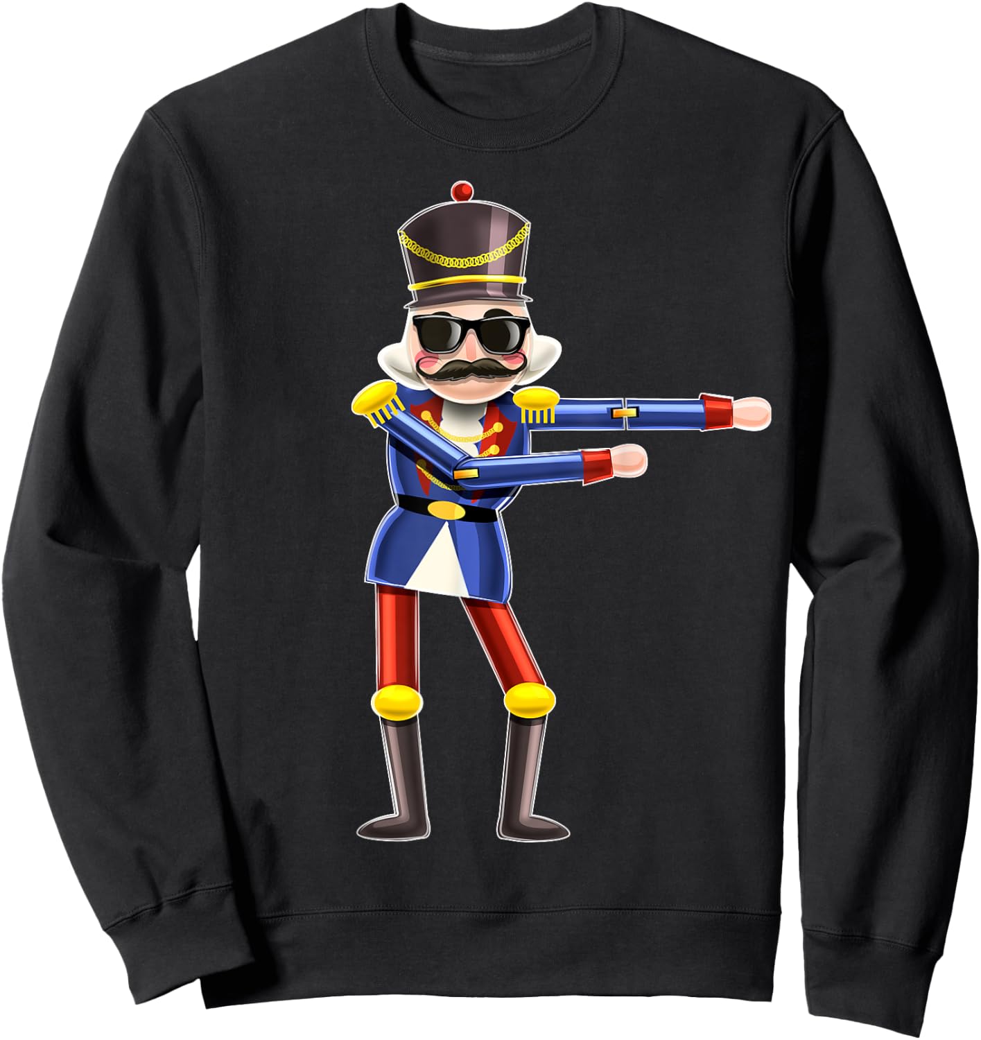Flossing Nutcracker Shirt Nutcracker Christmas Gift Kids Sweatshirt - Sweatshirt | Black