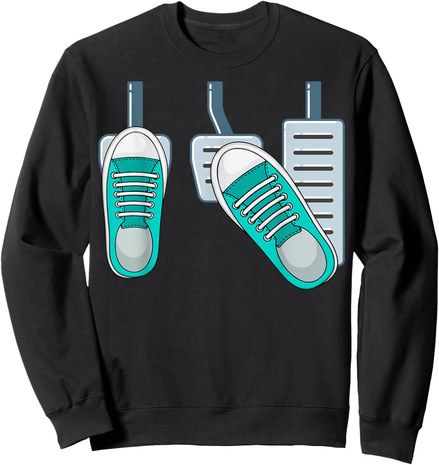 Save The Stick Funny Manual Transmission Three Pedals Car Sweatshirt - Sweatshirt | Black