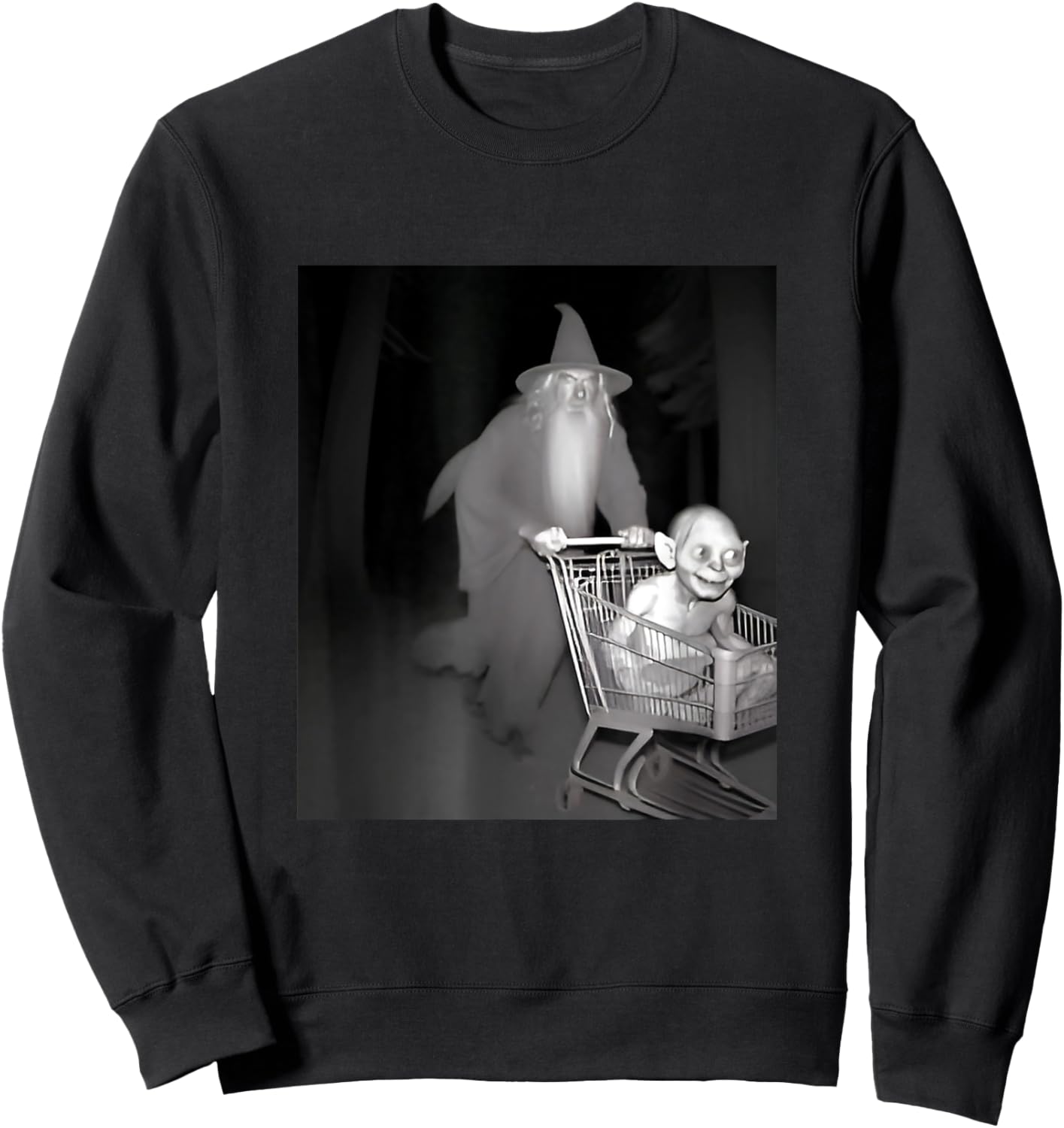 Funny L O T. R Gan dolf wizard shopping cart smeag funny Sweatshirt - Sweatshirt | Black