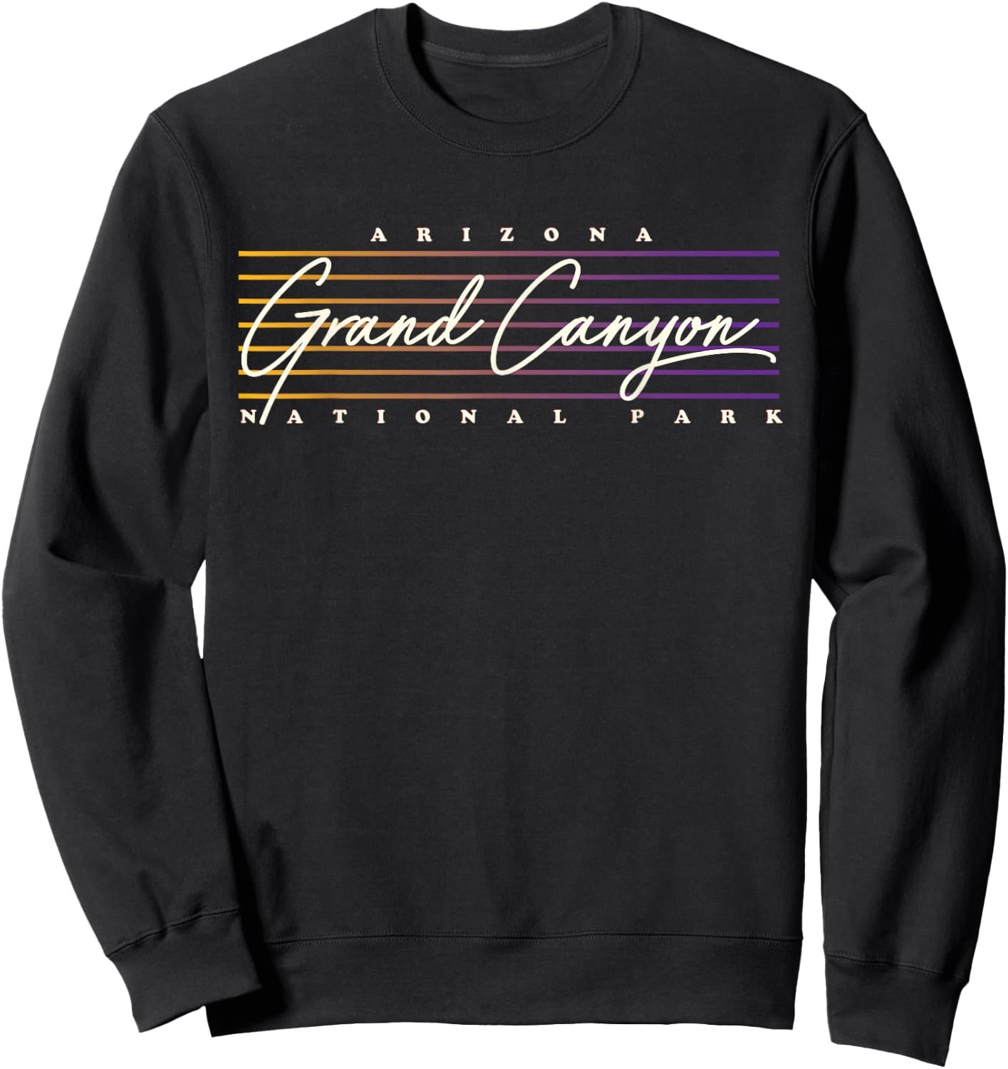 Nostalgic Retro Style Grand Canyon National Park Sweatshirt - Sweatshirt | Black