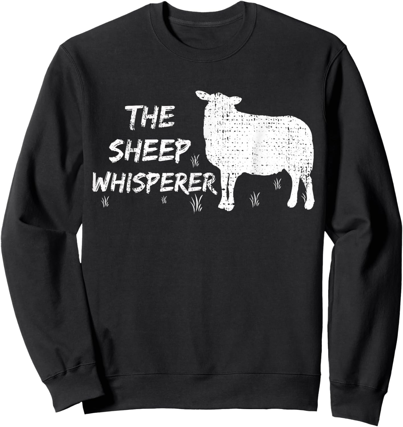 Sheeps Sheep Farmer Gift Animal Vintage Sweatshirt - Sweatshirt | Black