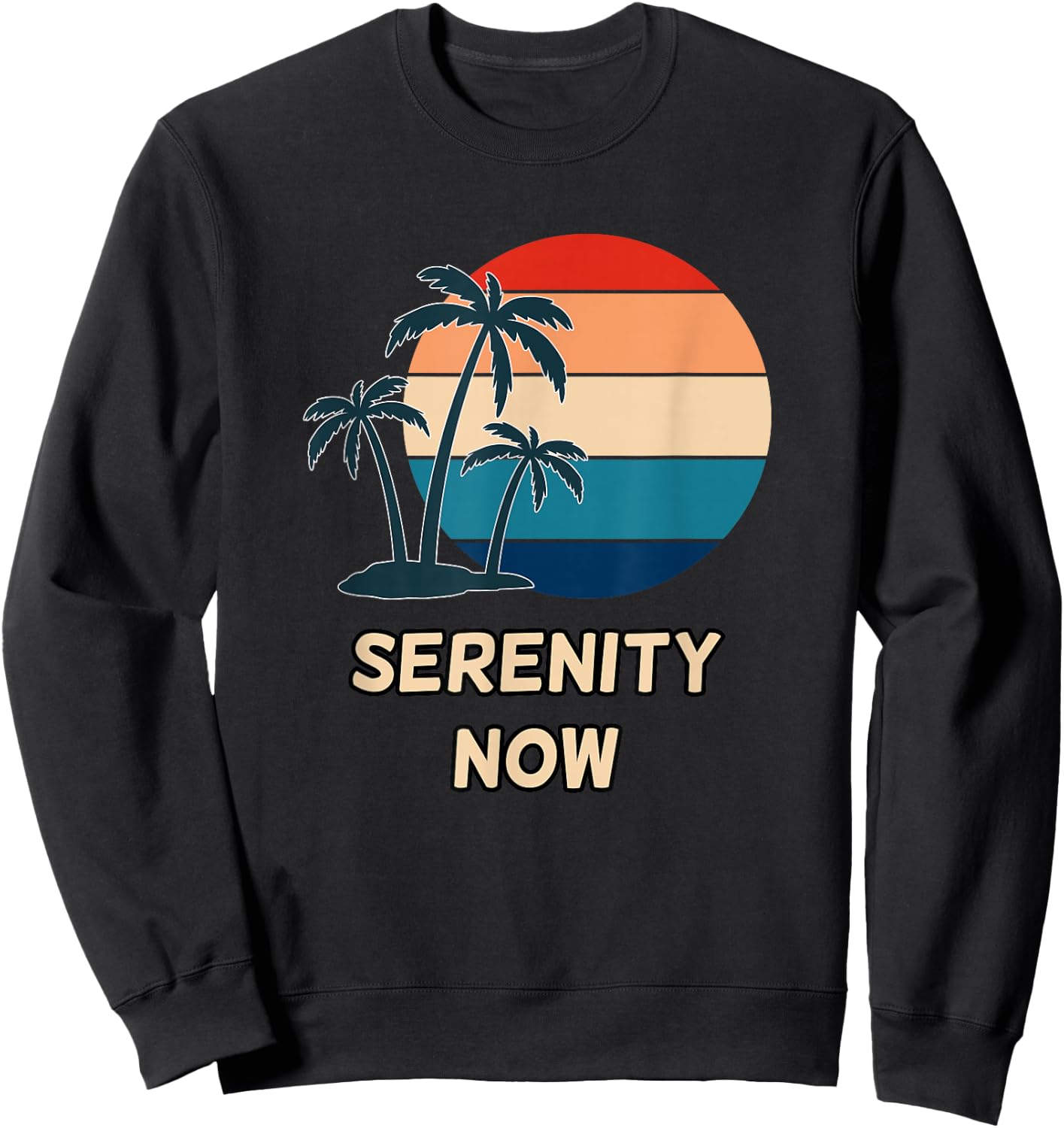 TV Fandom Clothing Express Co -Adults Black Small Serenity Now Sweatshirt - Sweatshirt | Black