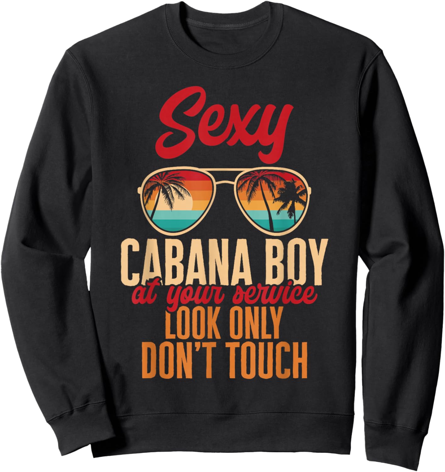 Cabana Boy Beach Bartender Cabana Boy Sweatshirt - Sweatshirt | Black